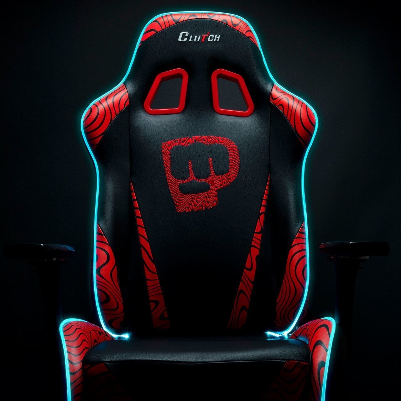 Pewdiepie LED Edition - Throttle Series Gaming Chair Clutch Chairz XL LED 