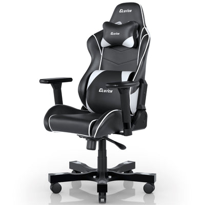 Crank Series - Delta (SM-MD) Gaming Chair Clutch Chairz White 
